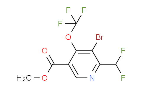AM184573 | 1806127-17-2 | Methyl 3-bromo-2-(difluoromethyl)-4-(trifluoromethoxy)pyridine-5-carboxylate