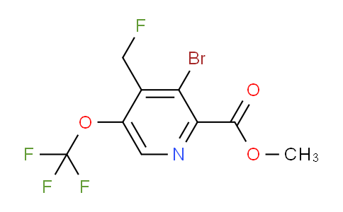 AM184578 | 1803528-85-9 | Methyl 3-bromo-4-(fluoromethyl)-5-(trifluoromethoxy)pyridine-2-carboxylate