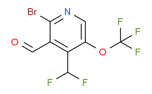 AM184590 | 1806239-35-9 | 2-Bromo-4-(difluoromethyl)-5-(trifluoromethoxy)pyridine-3-carboxaldehyde