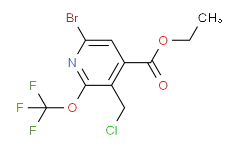 AM184591 | 1804448-62-1 | Ethyl 6-bromo-3-(chloromethyl)-2-(trifluoromethoxy)pyridine-4-carboxylate