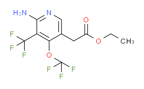 AM18460 | 1804026-82-1 | Ethyl 2-amino-4-(trifluoromethoxy)-3-(trifluoromethyl)pyridine-5-acetate