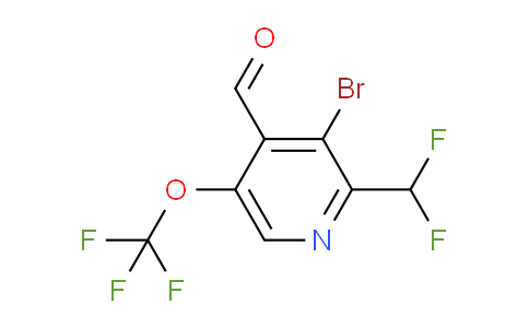 AM184603 | 1804547-89-4 | 3-Bromo-2-(difluoromethyl)-5-(trifluoromethoxy)pyridine-4-carboxaldehyde