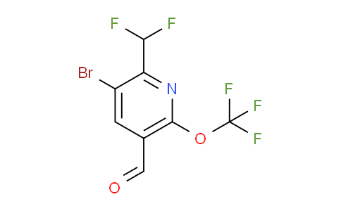 AM184604 | 1803576-55-7 | 3-Bromo-2-(difluoromethyl)-6-(trifluoromethoxy)pyridine-5-carboxaldehyde