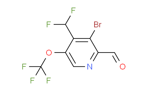 AM184605 | 1806076-92-5 | 3-Bromo-4-(difluoromethyl)-5-(trifluoromethoxy)pyridine-2-carboxaldehyde