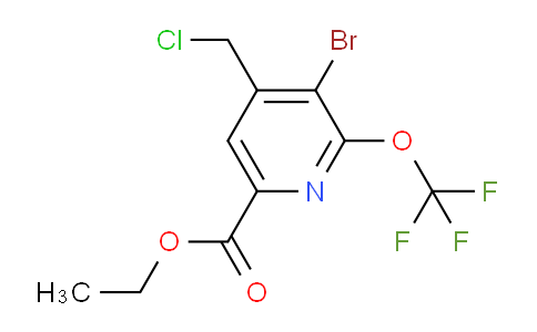 AM184606 | 1804633-93-9 | Ethyl 3-bromo-4-(chloromethyl)-2-(trifluoromethoxy)pyridine-6-carboxylate