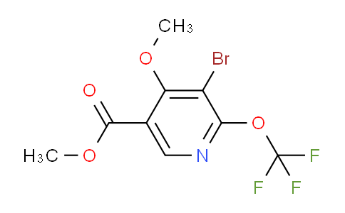 AM184607 | 1804567-20-1 | Methyl 3-bromo-4-methoxy-2-(trifluoromethoxy)pyridine-5-carboxylate