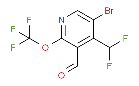 AM184608 | 1804751-36-7 | 5-Bromo-4-(difluoromethyl)-2-(trifluoromethoxy)pyridine-3-carboxaldehyde