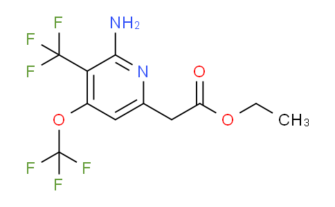 AM18461 | 1804610-28-3 | Ethyl 2-amino-4-(trifluoromethoxy)-3-(trifluoromethyl)pyridine-6-acetate