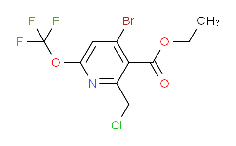 AM184615 | 1804448-82-5 | Ethyl 4-bromo-2-(chloromethyl)-6-(trifluoromethoxy)pyridine-3-carboxylate