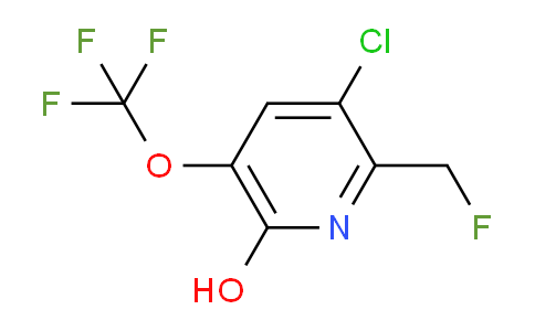 AM184624 | 1804653-65-3 | 3-Chloro-2-(fluoromethyl)-6-hydroxy-5-(trifluoromethoxy)pyridine