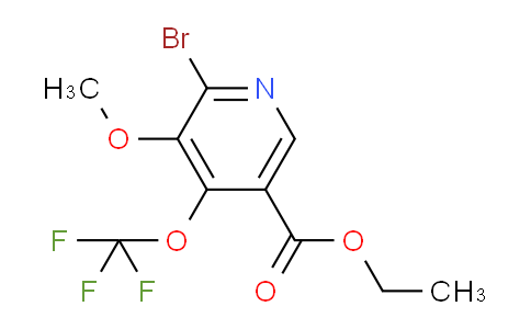 AM184626 | 1804636-38-1 | Ethyl 2-bromo-3-methoxy-4-(trifluoromethoxy)pyridine-5-carboxylate