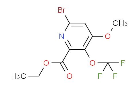 AM184632 | 1804397-70-3 | Ethyl 6-bromo-4-methoxy-3-(trifluoromethoxy)pyridine-2-carboxylate