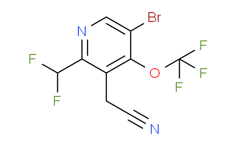 AM184639 | 1806236-25-8 | 5-Bromo-2-(difluoromethyl)-4-(trifluoromethoxy)pyridine-3-acetonitrile