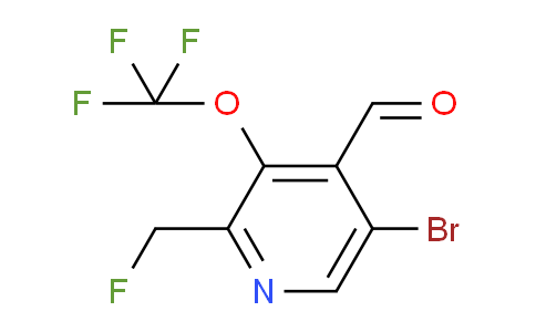 AM184646 | 1803528-54-2 | 5-Bromo-2-(fluoromethyl)-3-(trifluoromethoxy)pyridine-4-carboxaldehyde