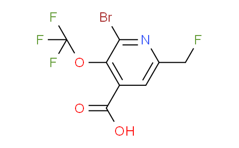 AM184658 | 1806219-10-2 | 2-Bromo-6-(fluoromethyl)-3-(trifluoromethoxy)pyridine-4-carboxylic acid