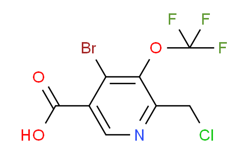 AM184671 | 1803918-22-0 | 4-Bromo-2-(chloromethyl)-3-(trifluoromethoxy)pyridine-5-carboxylic acid