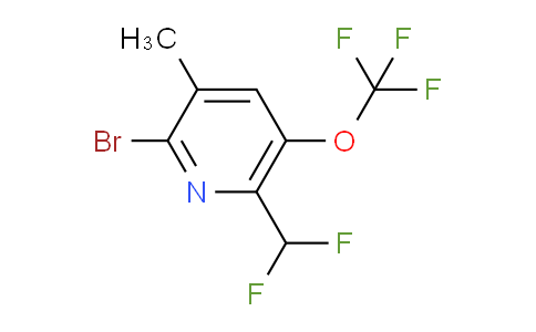 AM184673 | 1806222-05-8 | 2-Bromo-6-(difluoromethyl)-3-methyl-5-(trifluoromethoxy)pyridine
