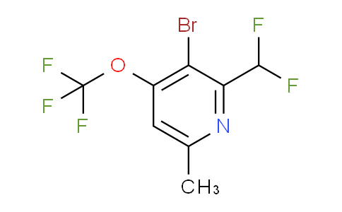 AM184677 | 1803952-38-6 | 3-Bromo-2-(difluoromethyl)-6-methyl-4-(trifluoromethoxy)pyridine