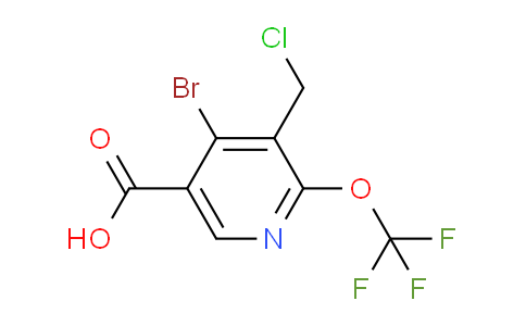 AM184678 | 1803917-51-2 | 4-Bromo-3-(chloromethyl)-2-(trifluoromethoxy)pyridine-5-carboxylic acid