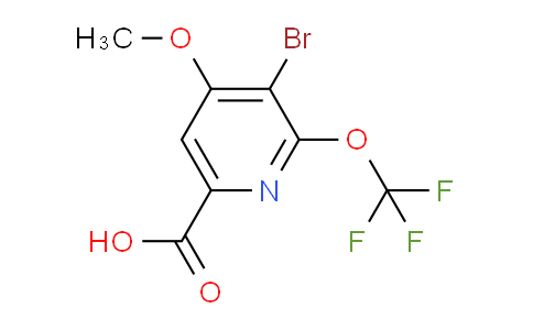 AM184684 | 1806088-73-2 | 3-Bromo-4-methoxy-2-(trifluoromethoxy)pyridine-6-carboxylic acid