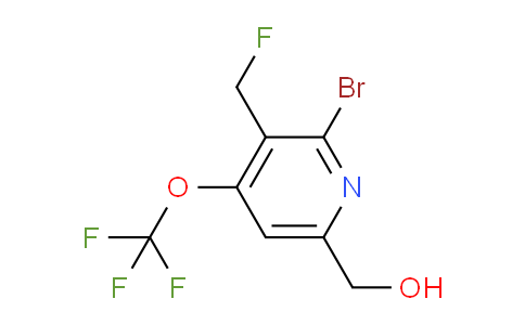 AM184689 | 1806077-58-6 | 2-Bromo-3-(fluoromethyl)-4-(trifluoromethoxy)pyridine-6-methanol