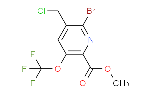 AM184695 | 1803958-50-0 | Methyl 2-bromo-3-(chloromethyl)-5-(trifluoromethoxy)pyridine-6-carboxylate