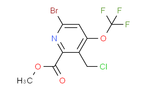 Methyl 6-bromo-3-(chloromethyl)-4-(trifluoromethoxy)pyridine-2-carboxylate