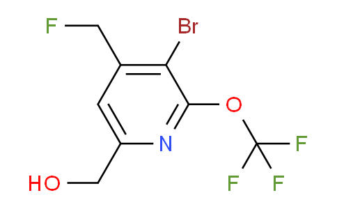 AM184709 | 1804572-76-6 | 3-Bromo-4-(fluoromethyl)-2-(trifluoromethoxy)pyridine-6-methanol