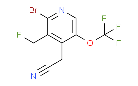 AM184746 | 1804657-33-7 | 2-Bromo-3-(fluoromethyl)-5-(trifluoromethoxy)pyridine-4-acetonitrile