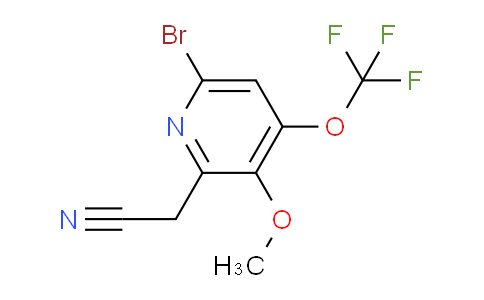 AM184756 | 1806224-62-3 | 6-Bromo-3-methoxy-4-(trifluoromethoxy)pyridine-2-acetonitrile