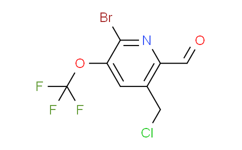 AM184779 | 1806096-14-9 | 2-Bromo-5-(chloromethyl)-3-(trifluoromethoxy)pyridine-6-carboxaldehyde