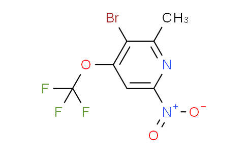 AM184786 | 1804399-65-2 | 3-Bromo-2-methyl-6-nitro-4-(trifluoromethoxy)pyridine