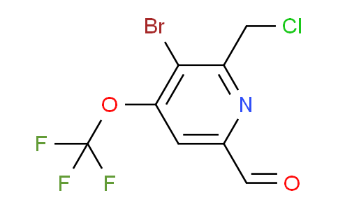 AM184798 | 1806096-22-9 | 3-Bromo-2-(chloromethyl)-4-(trifluoromethoxy)pyridine-6-carboxaldehyde