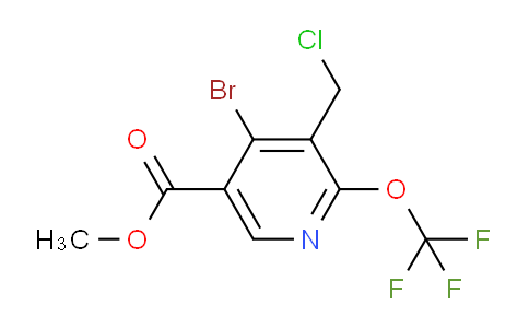 AM184808 | 1806223-91-5 | Methyl 4-bromo-3-(chloromethyl)-2-(trifluoromethoxy)pyridine-5-carboxylate