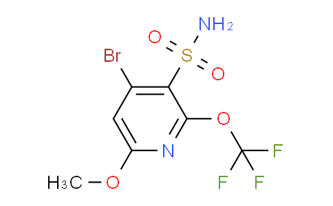 4-Bromo-6-methoxy-2-(trifluoromethoxy)pyridine-3-sulfonamide