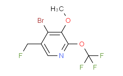4-Bromo-5-(fluoromethyl)-3-methoxy-2-(trifluoromethoxy)pyridine