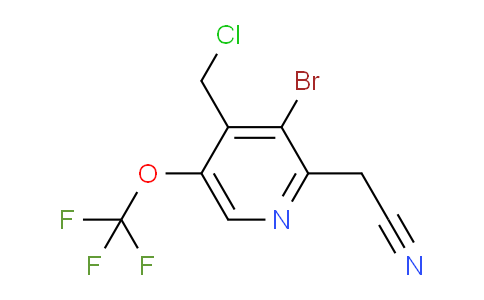 AM184834 | 1803918-46-8 | 3-Bromo-4-(chloromethyl)-5-(trifluoromethoxy)pyridine-2-acetonitrile