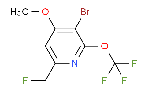 3-Bromo-6-(fluoromethyl)-4-methoxy-2-(trifluoromethoxy)pyridine
