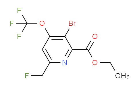 AM184844 | 1806225-39-7 | Ethyl 3-bromo-6-(fluoromethyl)-4-(trifluoromethoxy)pyridine-2-carboxylate