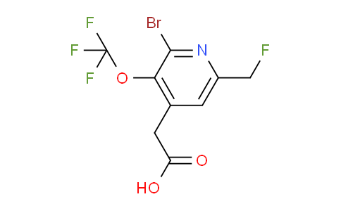 AM184849 | 1806219-75-9 | 2-Bromo-6-(fluoromethyl)-3-(trifluoromethoxy)pyridine-4-acetic acid