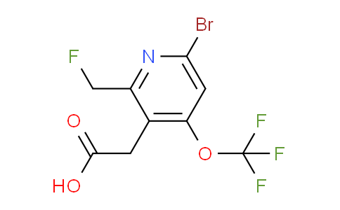 AM184852 | 1803615-53-3 | 6-Bromo-2-(fluoromethyl)-4-(trifluoromethoxy)pyridine-3-acetic acid