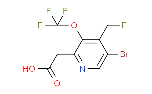 AM184860 | 1803929-99-8 | 5-Bromo-4-(fluoromethyl)-3-(trifluoromethoxy)pyridine-2-acetic acid