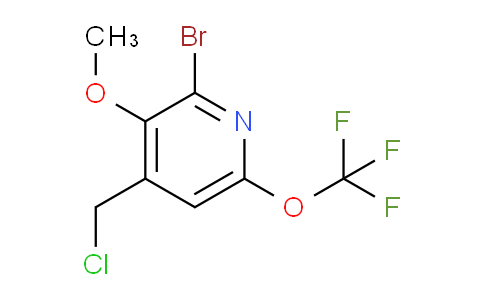 2-Bromo-4-(chloromethyl)-3-methoxy-6-(trifluoromethoxy)pyridine