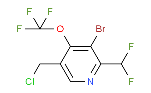 AM184874 | 1803925-79-2 | 3-Bromo-5-(chloromethyl)-2-(difluoromethyl)-4-(trifluoromethoxy)pyridine