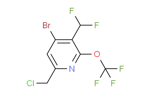 AM184878 | 1804446-81-8 | 4-Bromo-6-(chloromethyl)-3-(difluoromethyl)-2-(trifluoromethoxy)pyridine