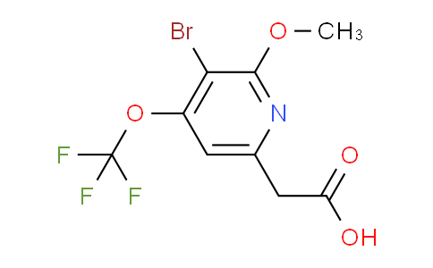 AM184884 | 1804637-42-0 | 3-Bromo-2-methoxy-4-(trifluoromethoxy)pyridine-6-acetic acid