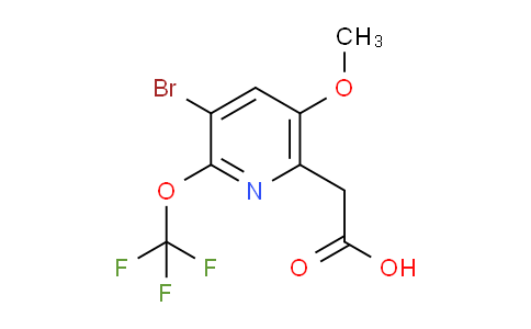 AM184889 | 1804398-12-6 | 3-Bromo-5-methoxy-2-(trifluoromethoxy)pyridine-6-acetic acid