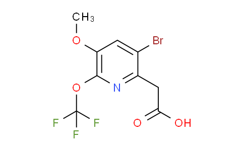 AM184892 | 1804637-67-9 | 3-Bromo-5-methoxy-6-(trifluoromethoxy)pyridine-2-acetic acid