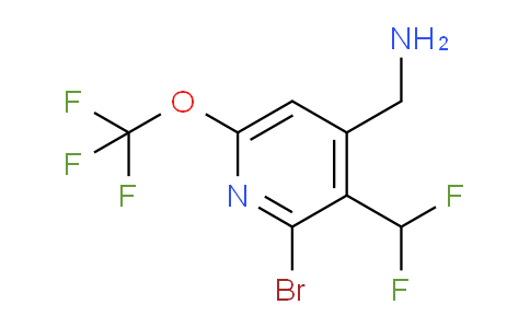 AM184904 | 1804395-70-7 | 4-(Aminomethyl)-2-bromo-3-(difluoromethyl)-6-(trifluoromethoxy)pyridine