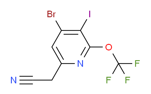 AM184906 | 1803969-42-7 | 4-Bromo-3-iodo-2-(trifluoromethoxy)pyridine-6-acetonitrile